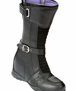 Flash Sale 🧨 HD & Cruiser Joe Rocket Heartbreaker 👩 Women's 🥾 Boots Black / 7 [Open Box] ✨